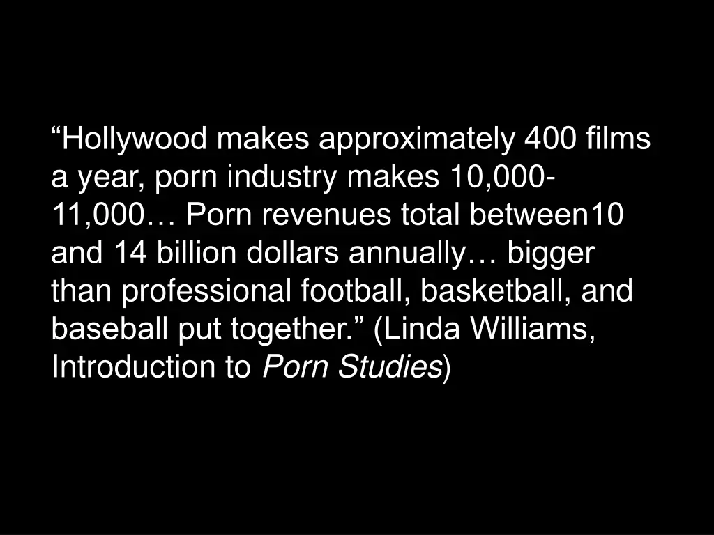 hollywood makes approximately 400 films a year