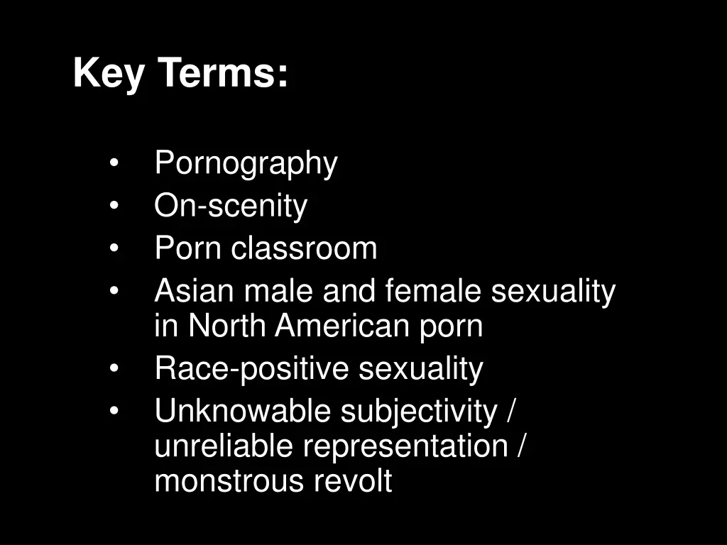 key terms