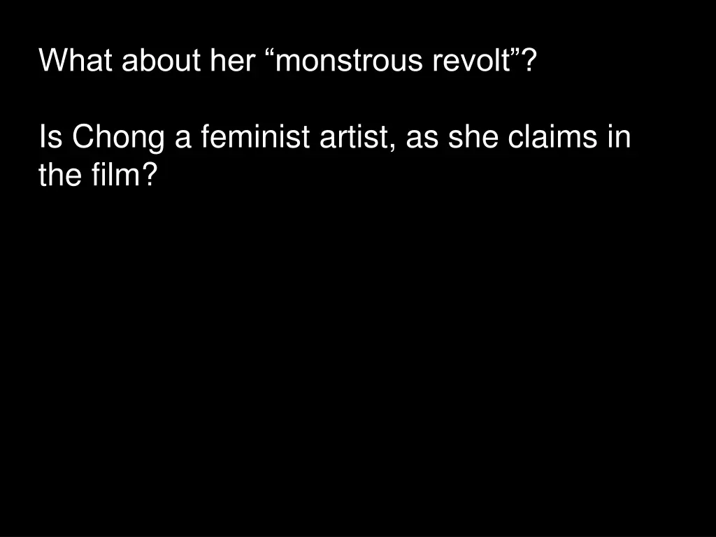 what about her monstrous revolt 1