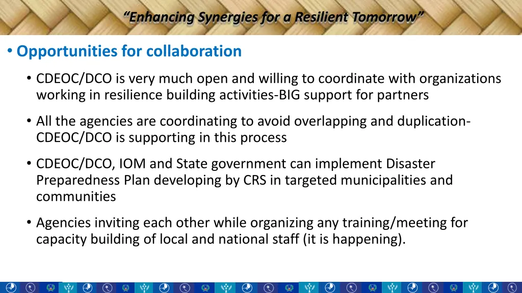 enhancing synergies for a resilient tomorrow 3
