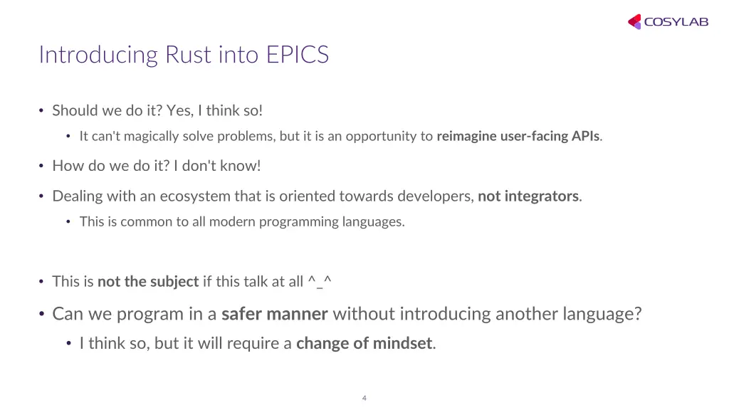 introducing rust into epics