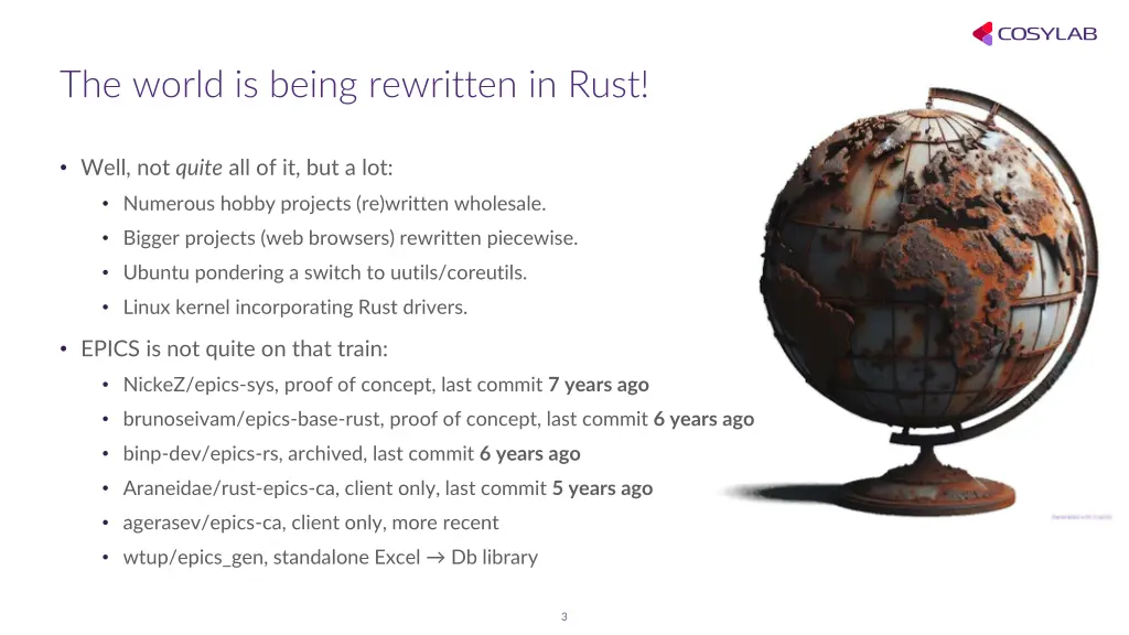 the world is being rewritten in rust