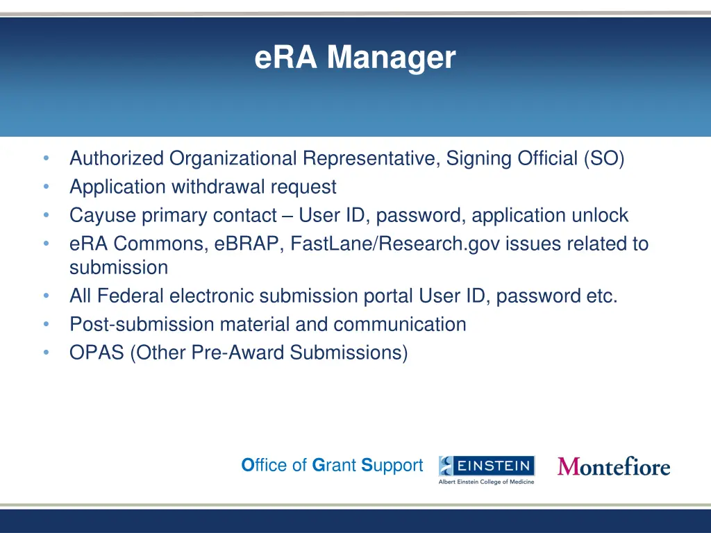 era manager