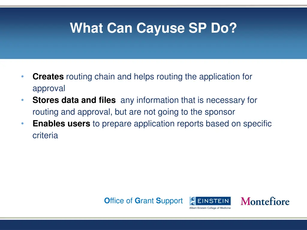 what can cayuse sp do
