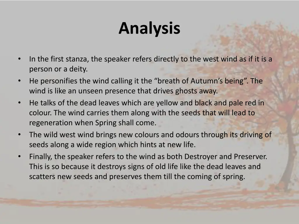 analysis