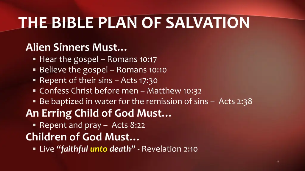 the bible plan of salvation