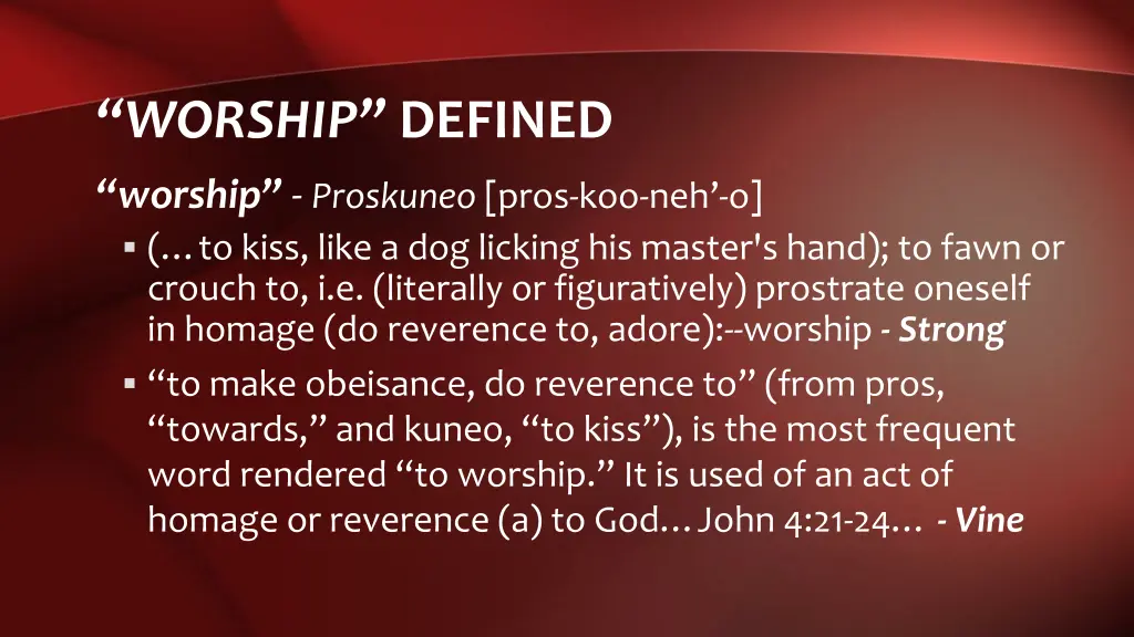 worship defined