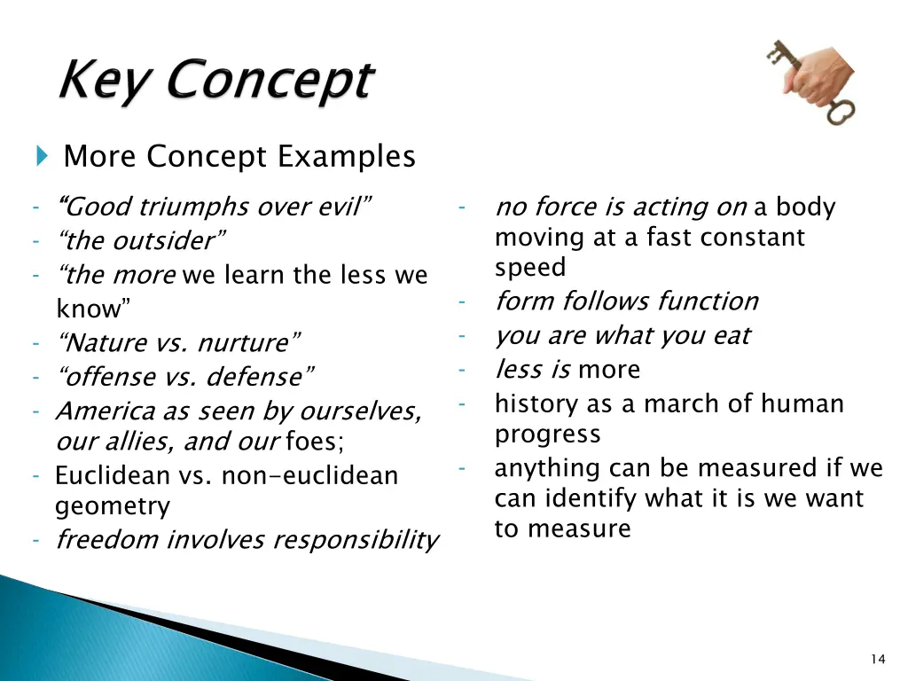 more concept examples