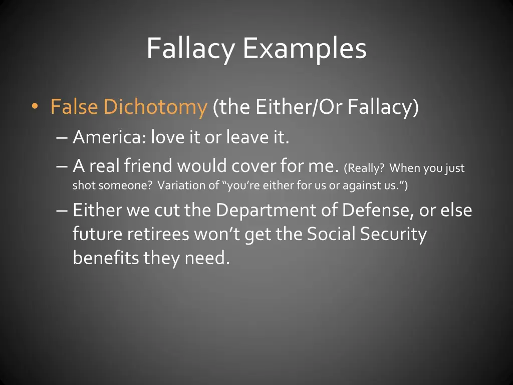 fallacy examples 2