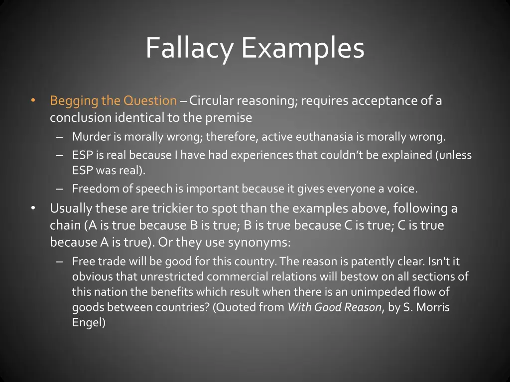 fallacy examples 4