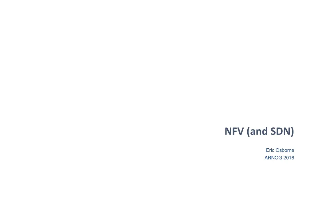 nfv and sdn