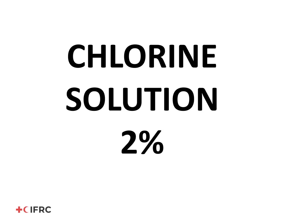 chlorine solution 2
