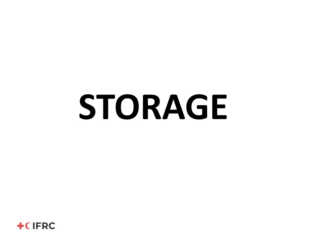 storage