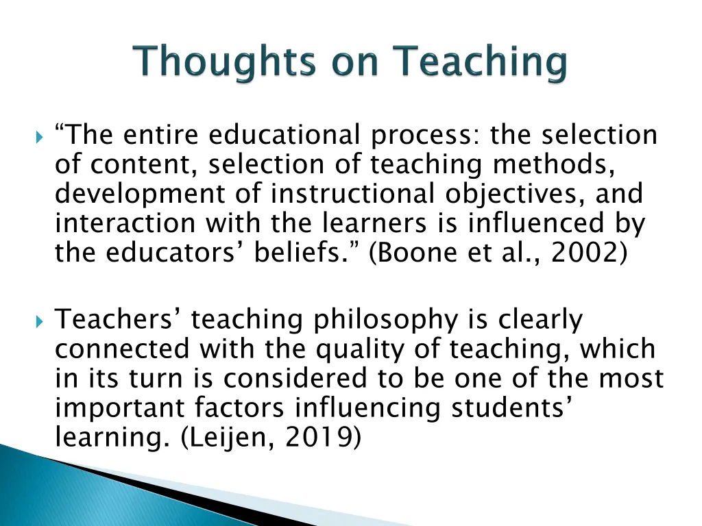 the entire educational process the selection