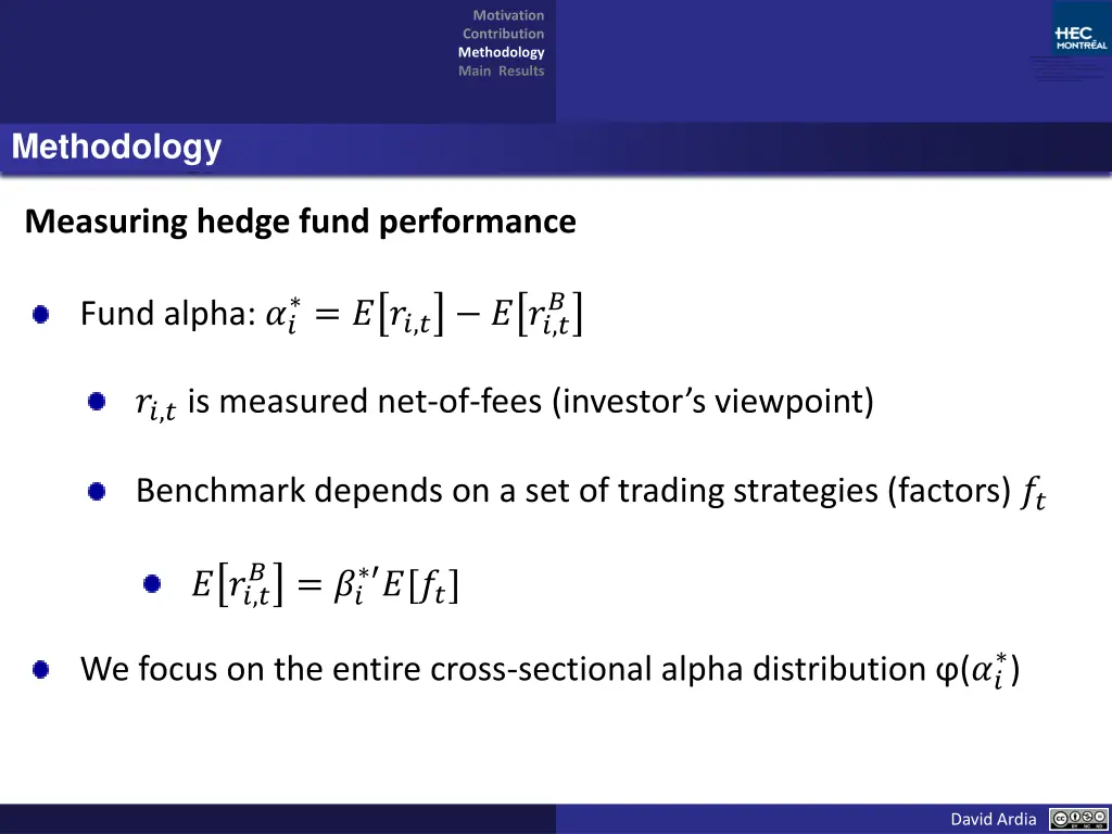 motivation contribution methodology main results 7