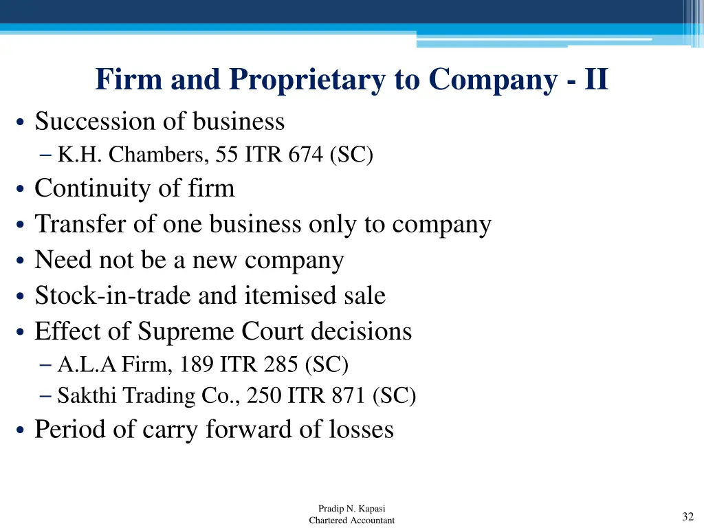 firm and proprietary to company ii succession