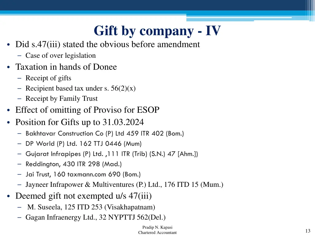 gift by company iv