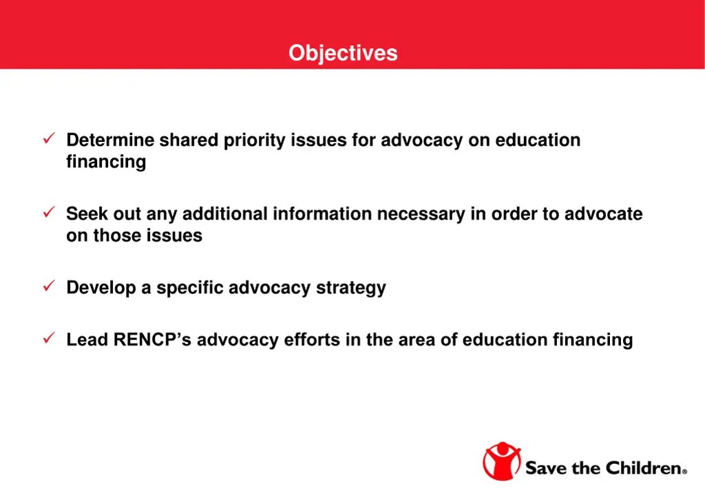 objectives