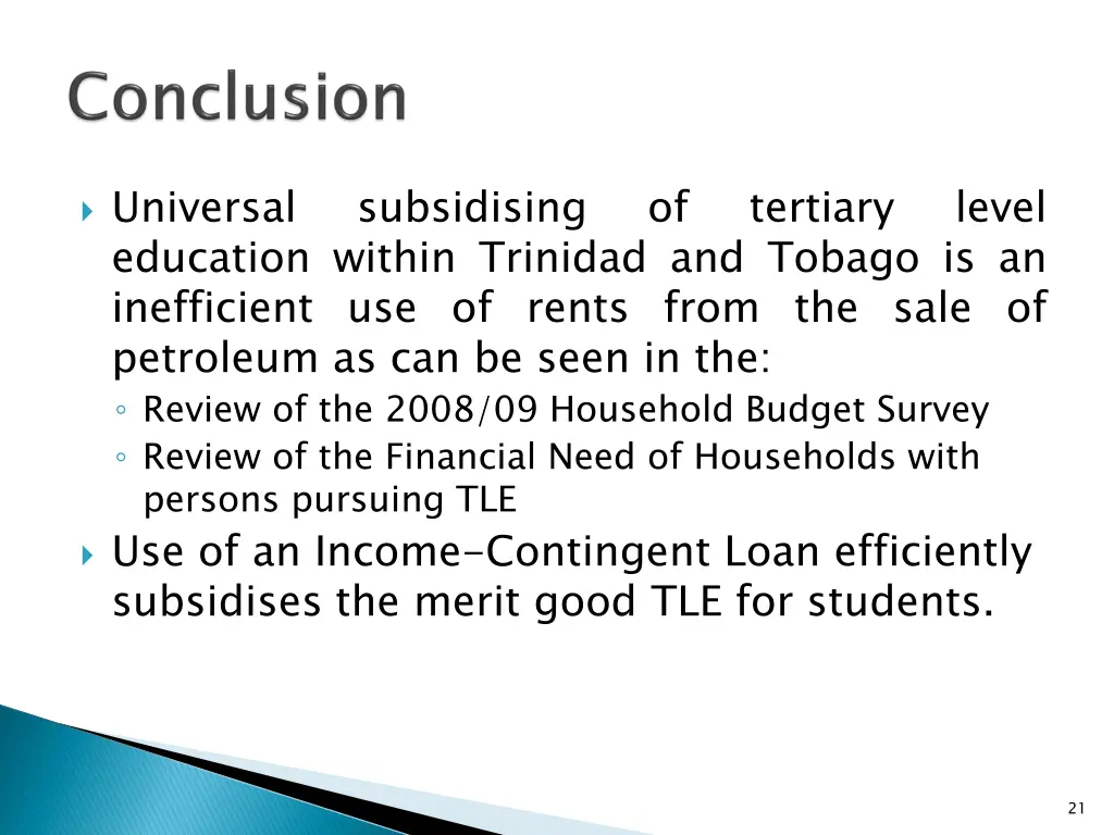 universal education within trinidad and tobago