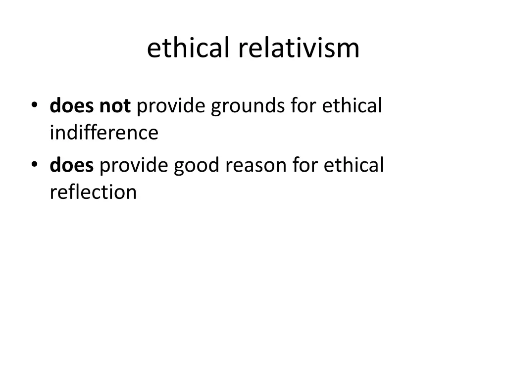 ethical relativism 1