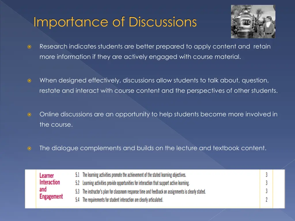 importance of discussions