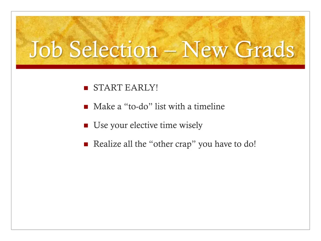 job selection new grads 2