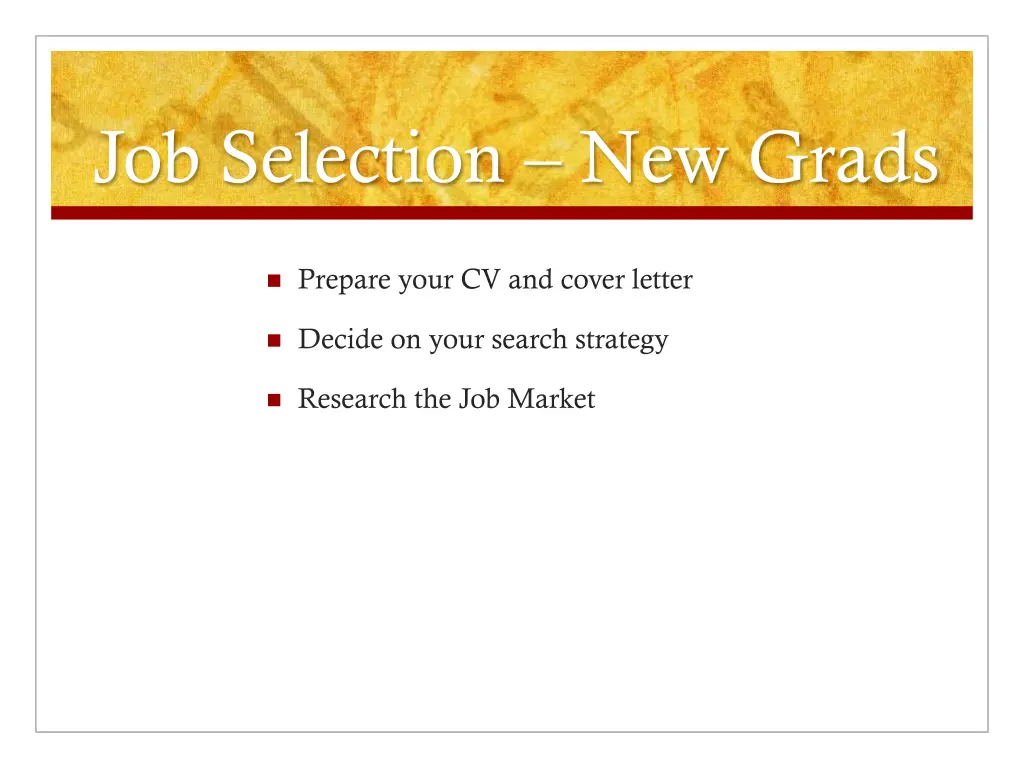 job selection new grads 4