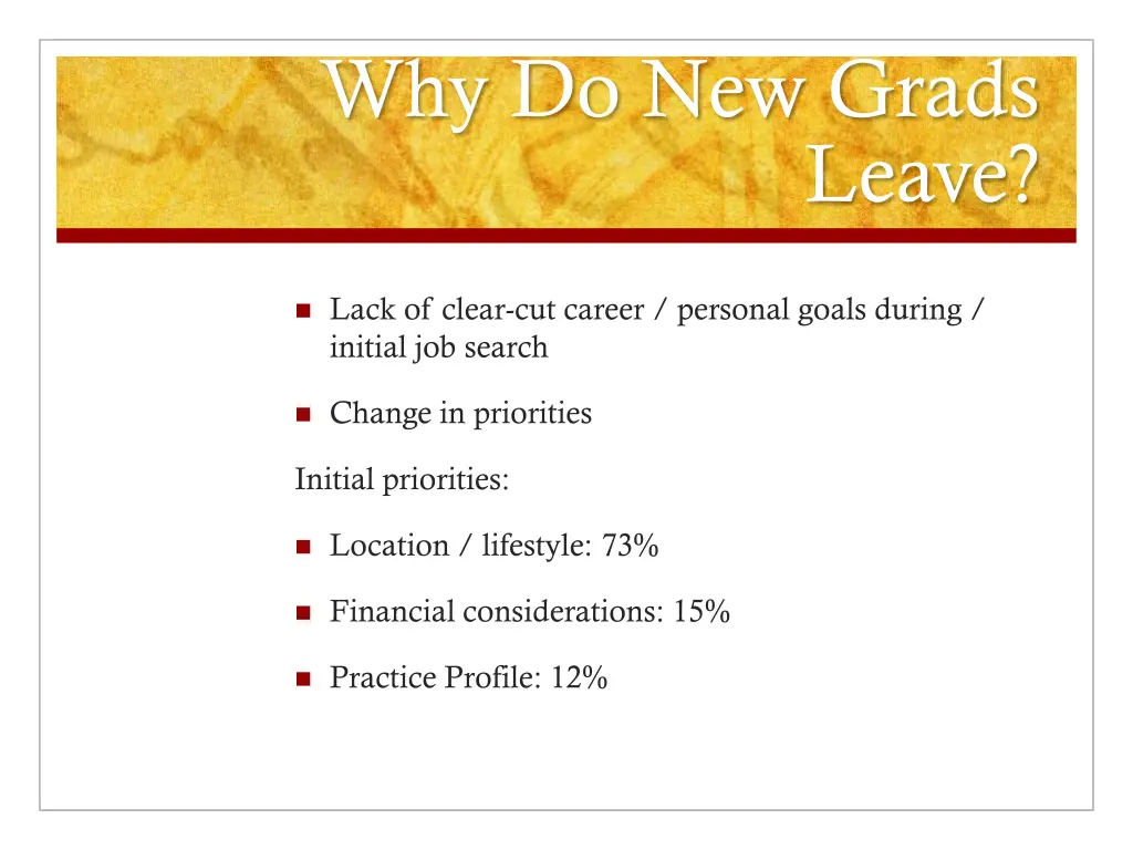 why do new grads 1