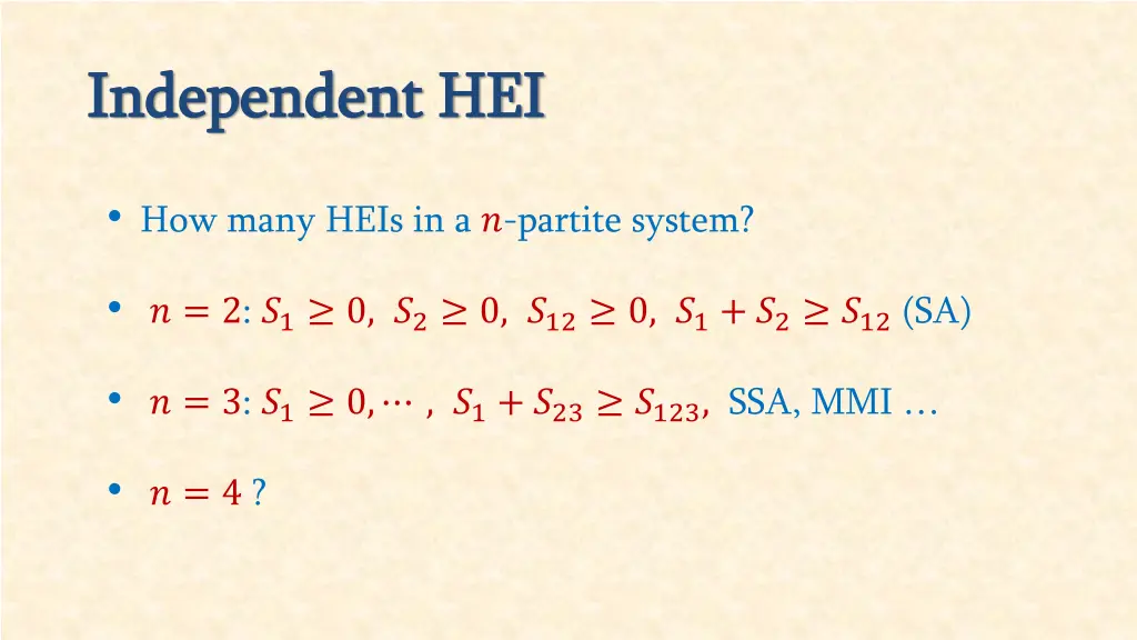 independent hei independent hei