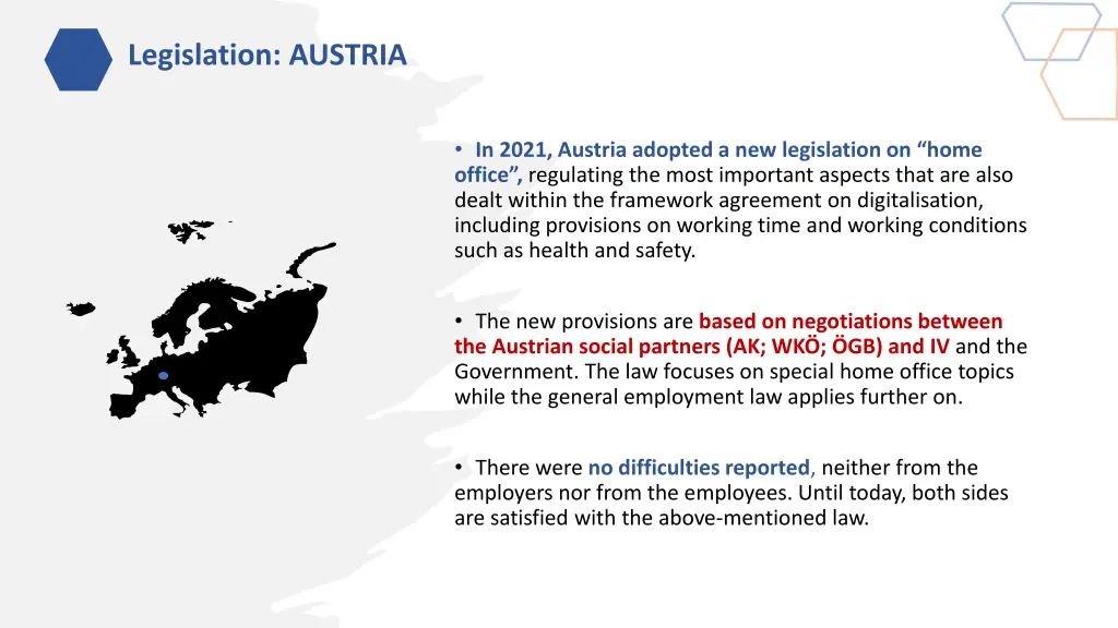 legislation austria