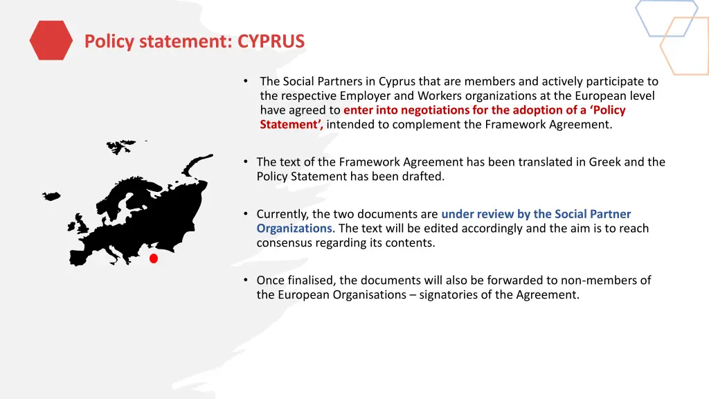 policy statement cyprus