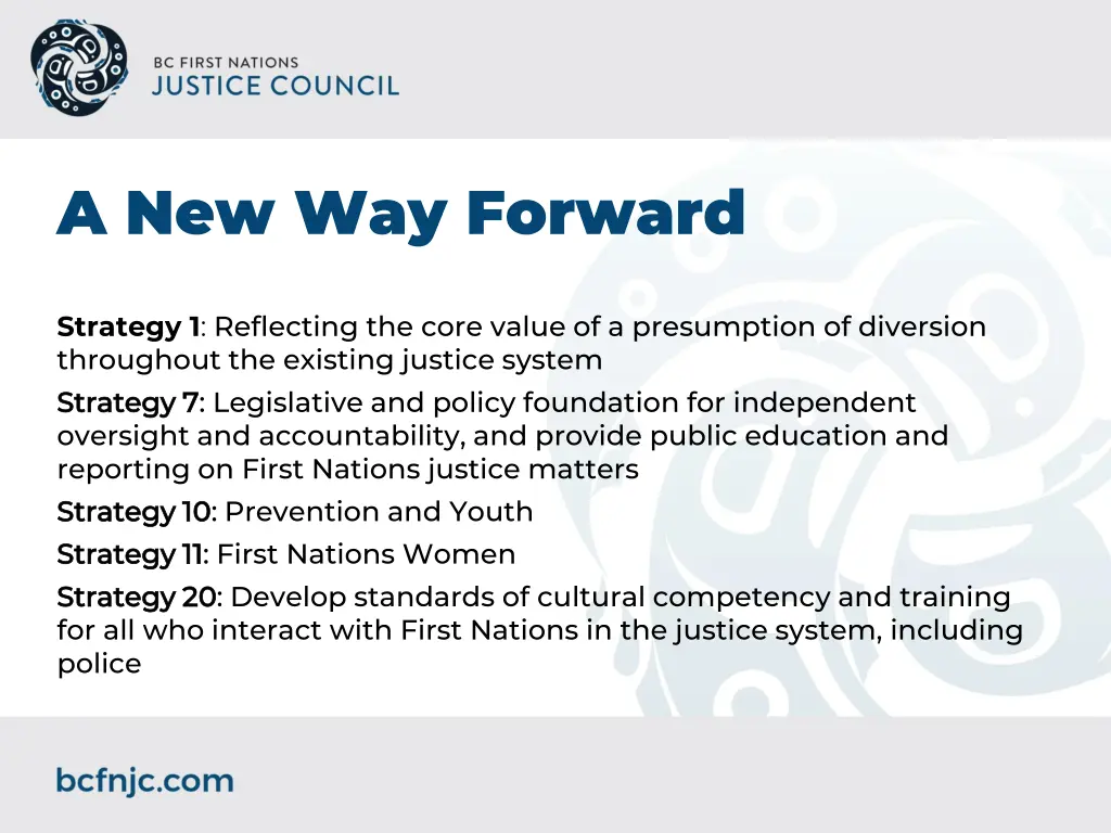 a new way forward