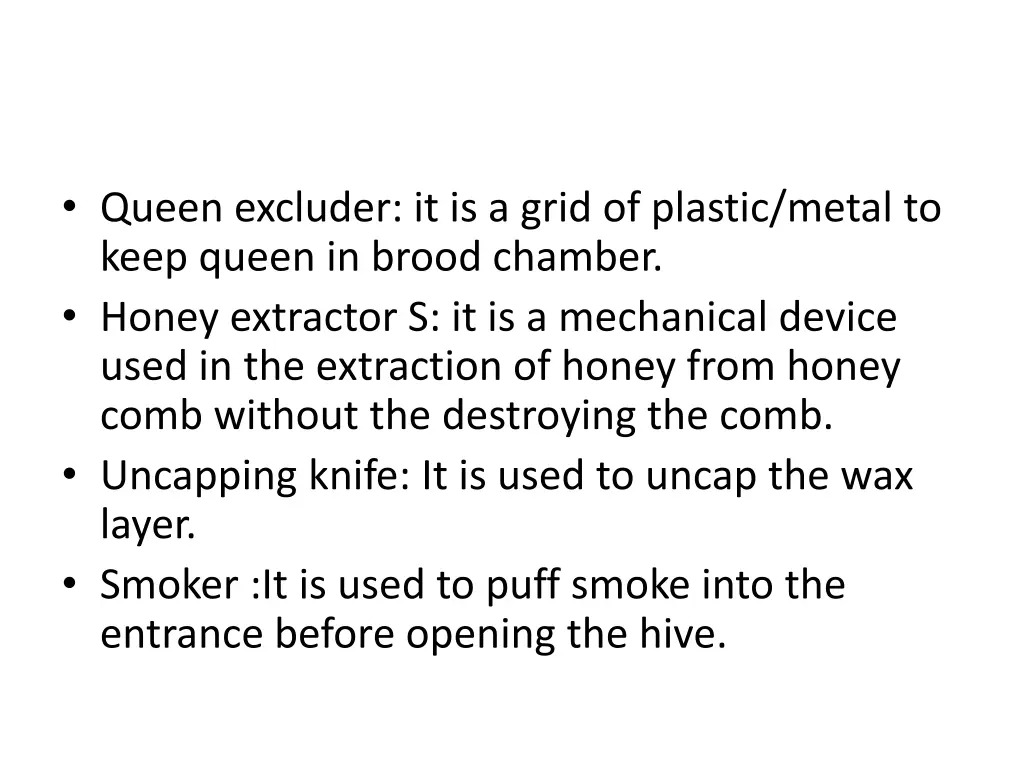 queen excluder it is a grid of plastic metal