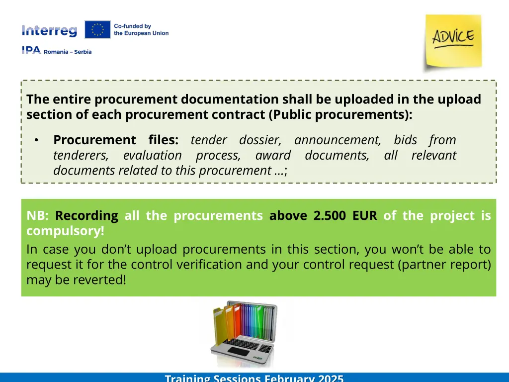 the entire procurement documentation shall