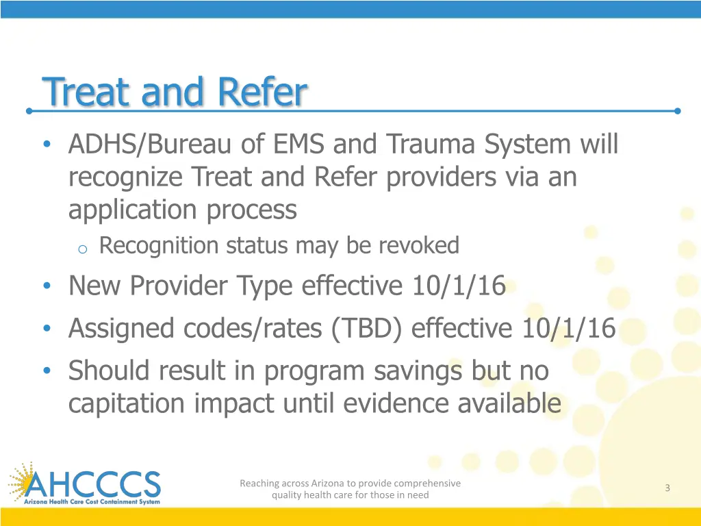 treat and refer adhs bureau of ems and trauma