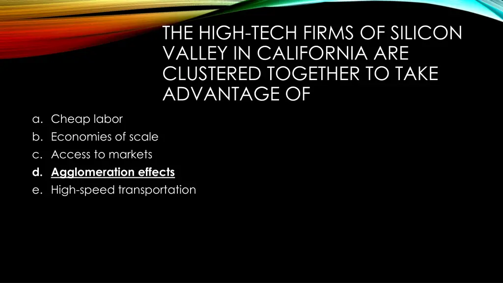 the high tech firms of silicon valley 1