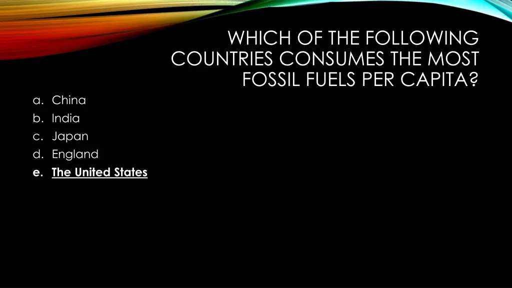 which of the following countries consumes 1