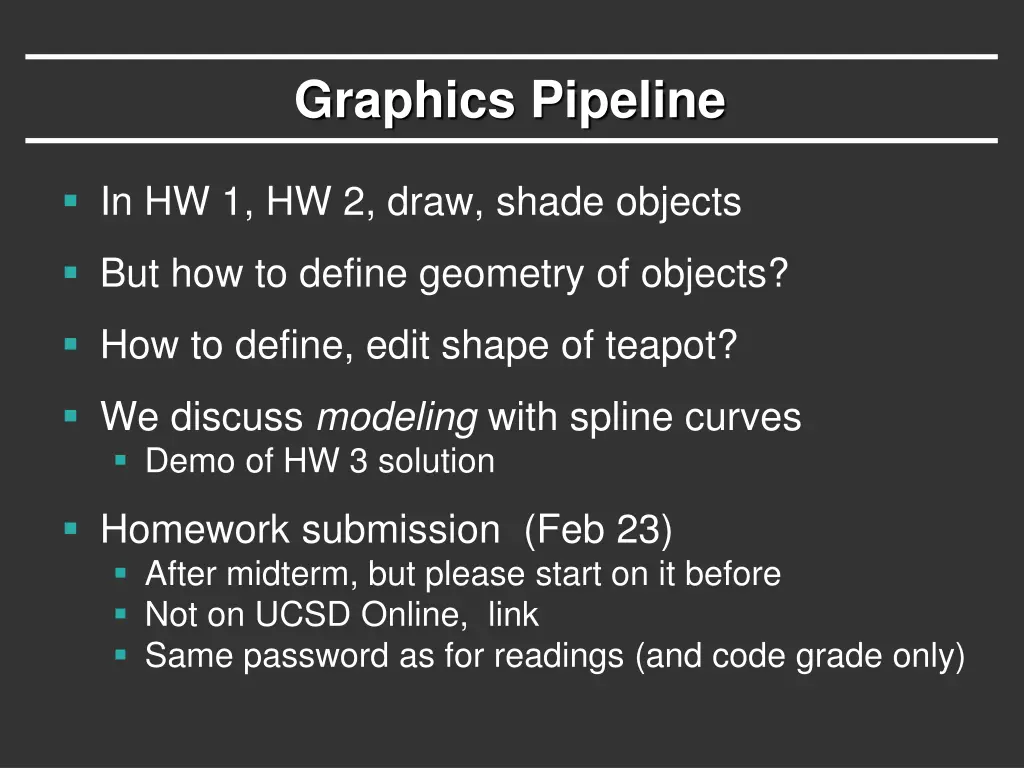 graphics pipeline