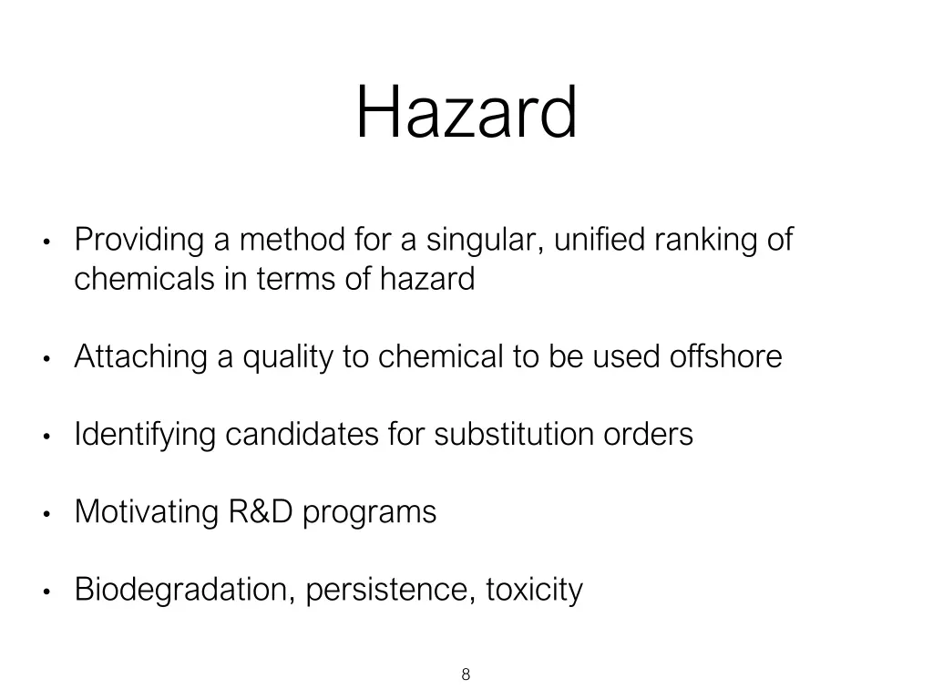 hazard