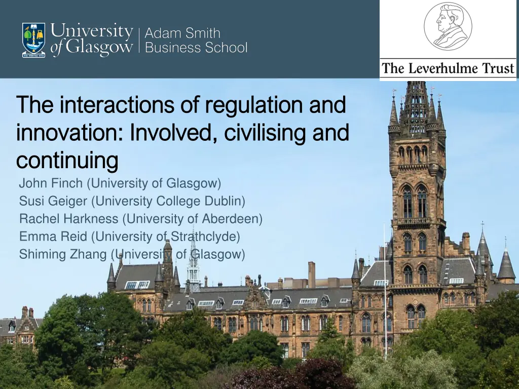 the interactions of regulation