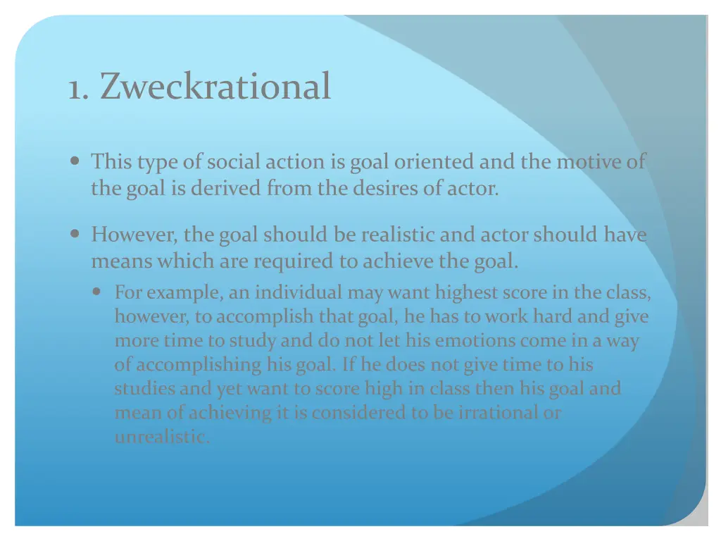 1 zweckrational
