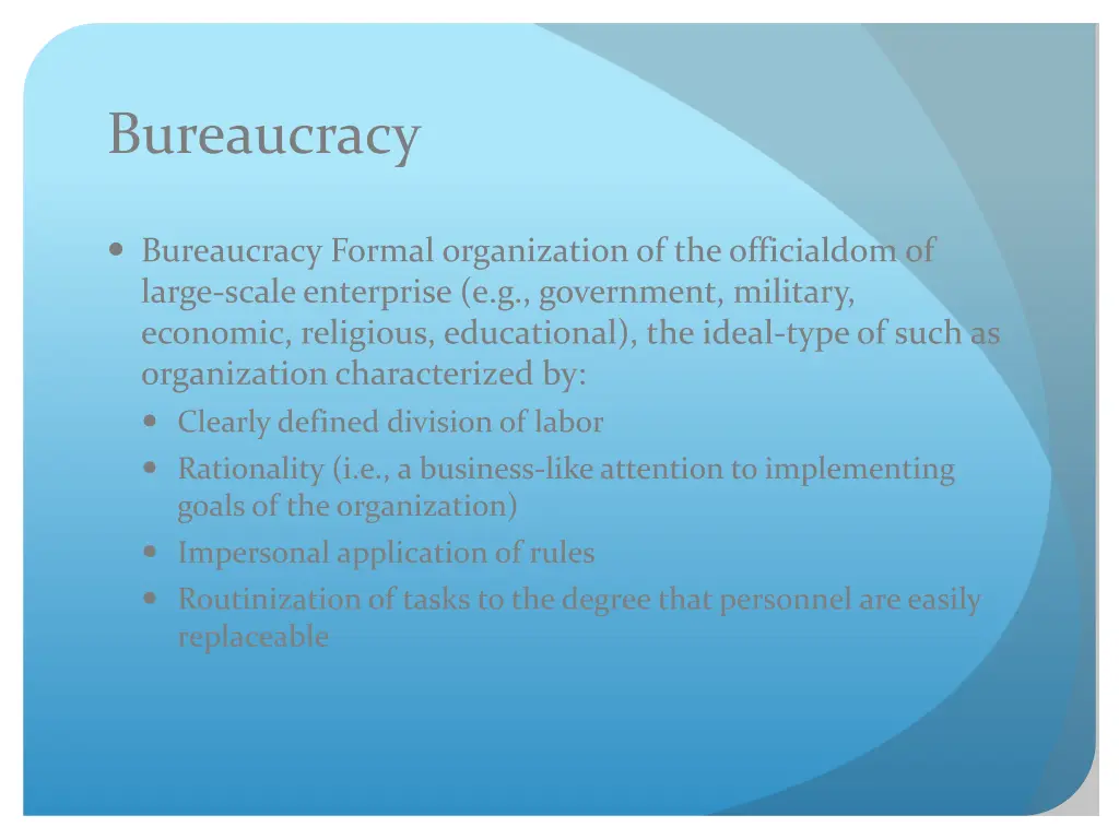bureaucracy