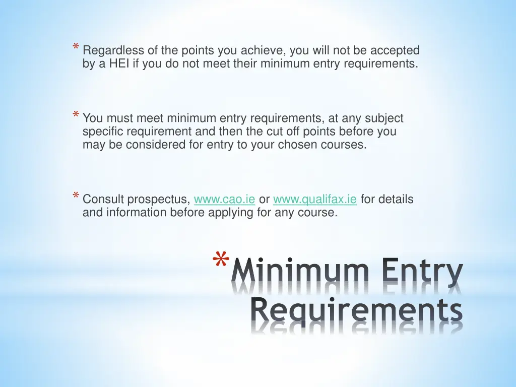 regardless of the points you achieve you will