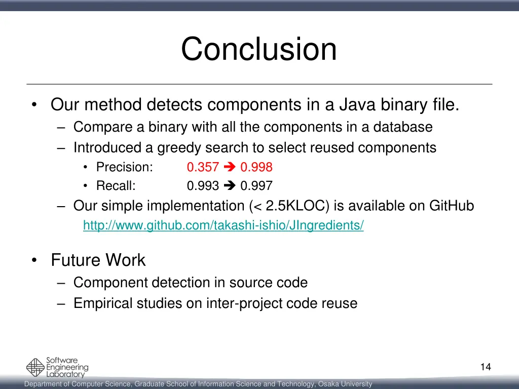 conclusion