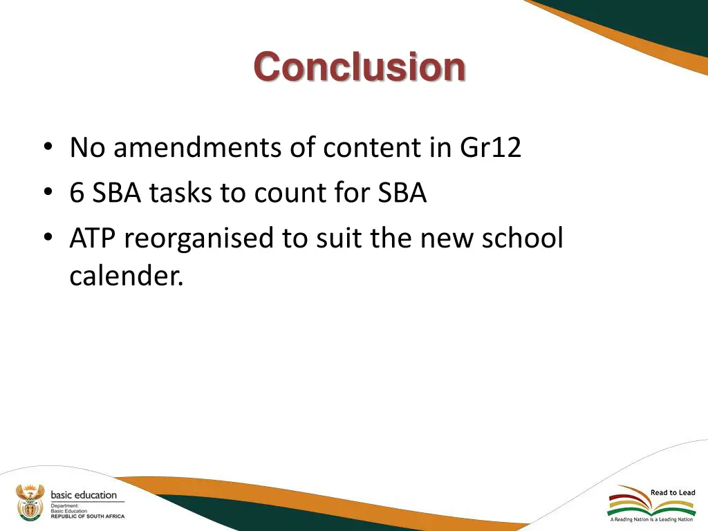 conclusion