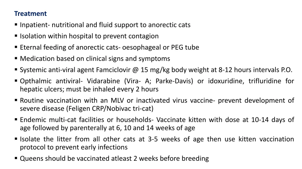 treatment inpatient nutritional and fluid support