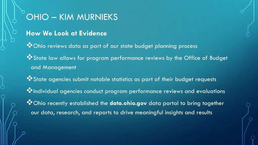 ohio kim murnieks