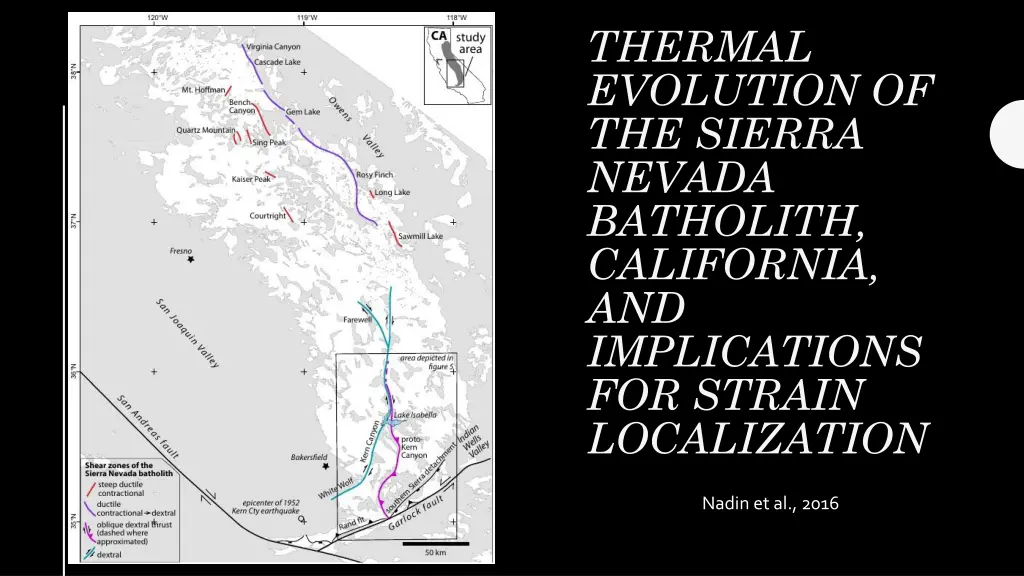 thermal evolution of the sierra nevada batholith