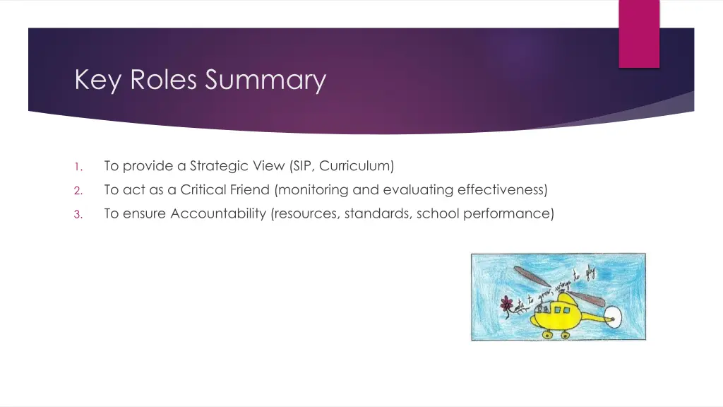 key roles summary