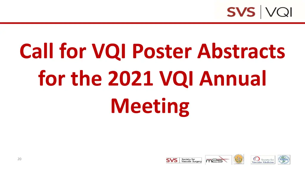 call for vqi poster abstracts for the 2021